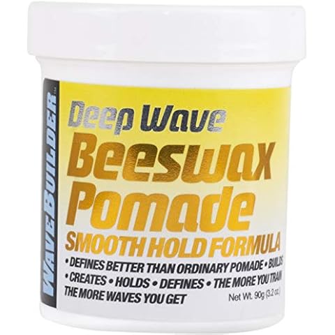 Wavebuilder Deep Wave Beeswax Pomade Smooth Hold Formula Cover