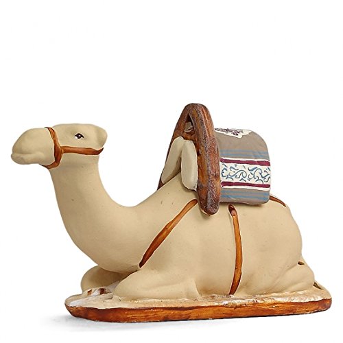 Chameau couché Arterra Santons de Provence pour décorer Noël
