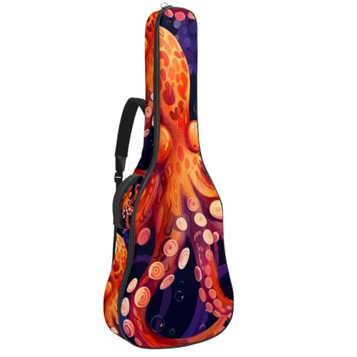 Housse guitare acoustique à double bandoulière réglable contre chocs