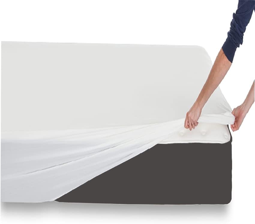 Sábana bajera ajustable tamaño individual XL Sábana bajera individual XL Sábanas bajeras para cama de tamaño individual XL Juego de sábanas