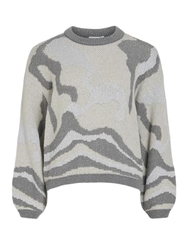 Knit Top Femme VILA Vinalita à Jacquard et Maille Glitter Brillant