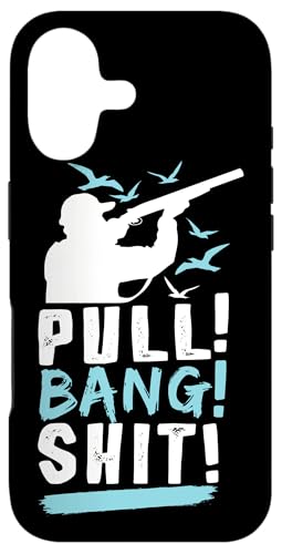 引っ張る! バン! レンジスナイパー スキート 撮影 罠 射撃 スマホケース iPhone 17 用