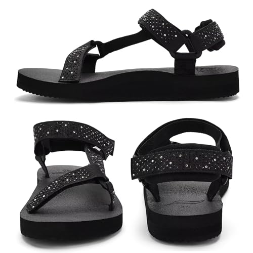 Image of Women's Original Sport Sandals Hiking Sandals with Arch Support Yoga Mat Insole Light Weight Outdoor Water Shoes