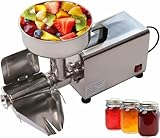 Elektrische Tomatensiebmaschine – Edelstahl-Lebensmittelmühle für die Herstellung von Tomaten, Erdbeeren und Heidelbeersauce
