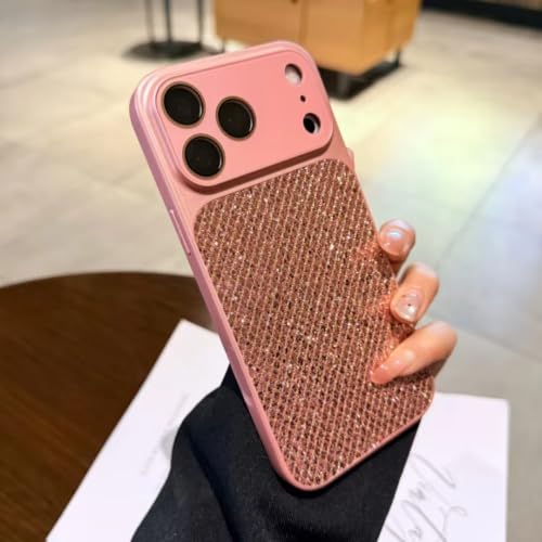 Coque paillettes iPhone 15 Pro rose étincelante idée cadeau anniversaire parfait