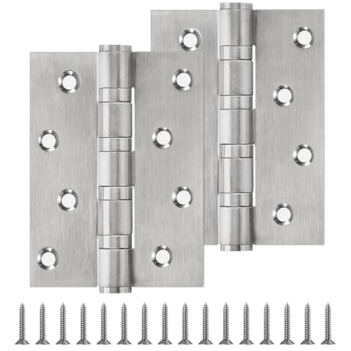 2 Pièces Charniere Porte,Charnières Meubles,Charniere Inox pour Portes Armoire,Portes de Jardin,Epaisseur 3mm (Style 1)