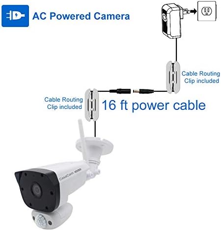 Miniatura 5 de CasaCam NVR inalámbrico VS2004 8-CH  4 cámaras Full HD de 1296p (2K)  Interior-Exterior, sensores PIR y VMD duales, alimentación por CA, aplicación