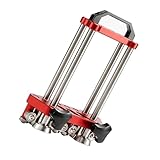 Asixxsix Blechbieger, Tragbar, 0–100 Grad Biegebereich, 0,2–1,0 Mm Dicke Metallrolle, Metalldachwerkzeug mit Verstellbarer Tiefenlehre für 7–180 Mm Blechfertigung