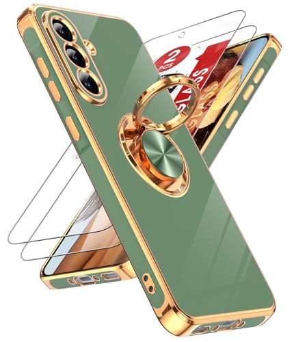 Coque pour Galaxy A36 5G antichoc avec béquille magnétique et verre 9H