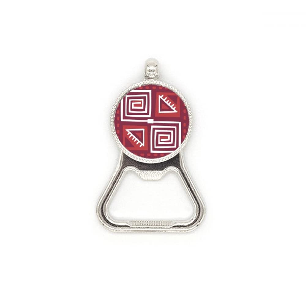 Décapsuleur acier inoxydable totem mexicain couleur vin rouge robuste