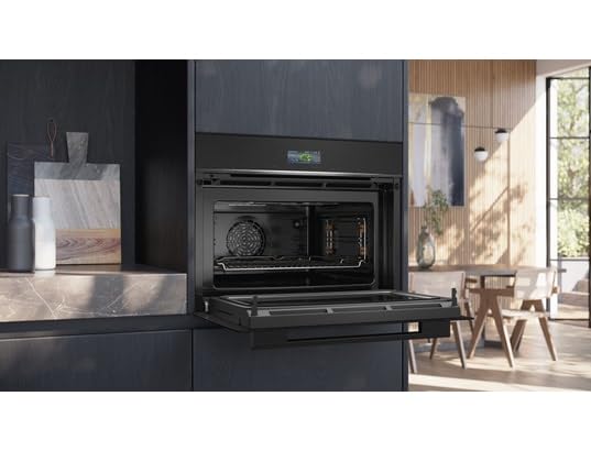 SIEMENS CM724G1B1F - Four combiné micro-ondes intégrable 45L - 900W - varioSpeed - cookControl Pro - Home Connect - humidClean - noir