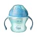 Tommee Tippee Closer to Nature First Sips Transition Cup, BPA-Free, 4+ Months, Non-Spill, Blue, 5 Ounce, 1 Count