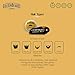 Golden Beards Mustache Wax with GB-77 Folding Comb – Organic & Natural Styling Wax for Men – Strong Hold, Vegan, Cruelty-Free Grooming Kit