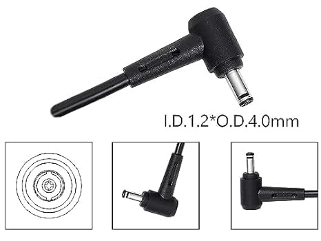 Image of Asus 45W Laptop Charger for Ad45-00B Select Models for Asus-20 V,2.5 A,4 Mm X 1.2Mm Diam-Black