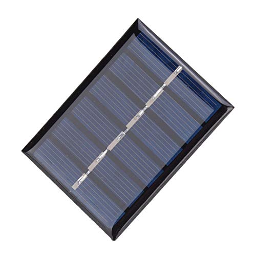 Painel de carregamento de energia solar portátil DIY Placa de epóxi solar de polissilício 3V 100MA 6