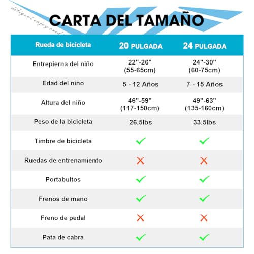 Miniatura 6 de Hiland Bicicleta De Montaña De 24 Para Niños Y Niñas De 7, 8, 9 Y 10 Años O Más, Con Cambio De 6 Velocidades, Para Niños De Ciudad, Portaequipajes Y Portaequipajes, Color Blanco