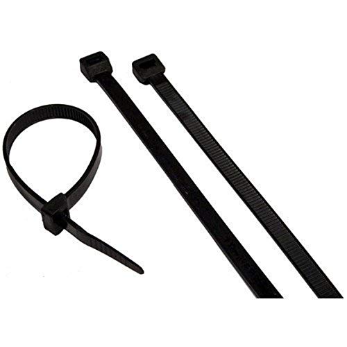 Morris 20220 Ultraviolet Nylon Cable Tie with 18-Pound Tensile Strength, 6-1/2-Inch Length, Black, 100-Pack