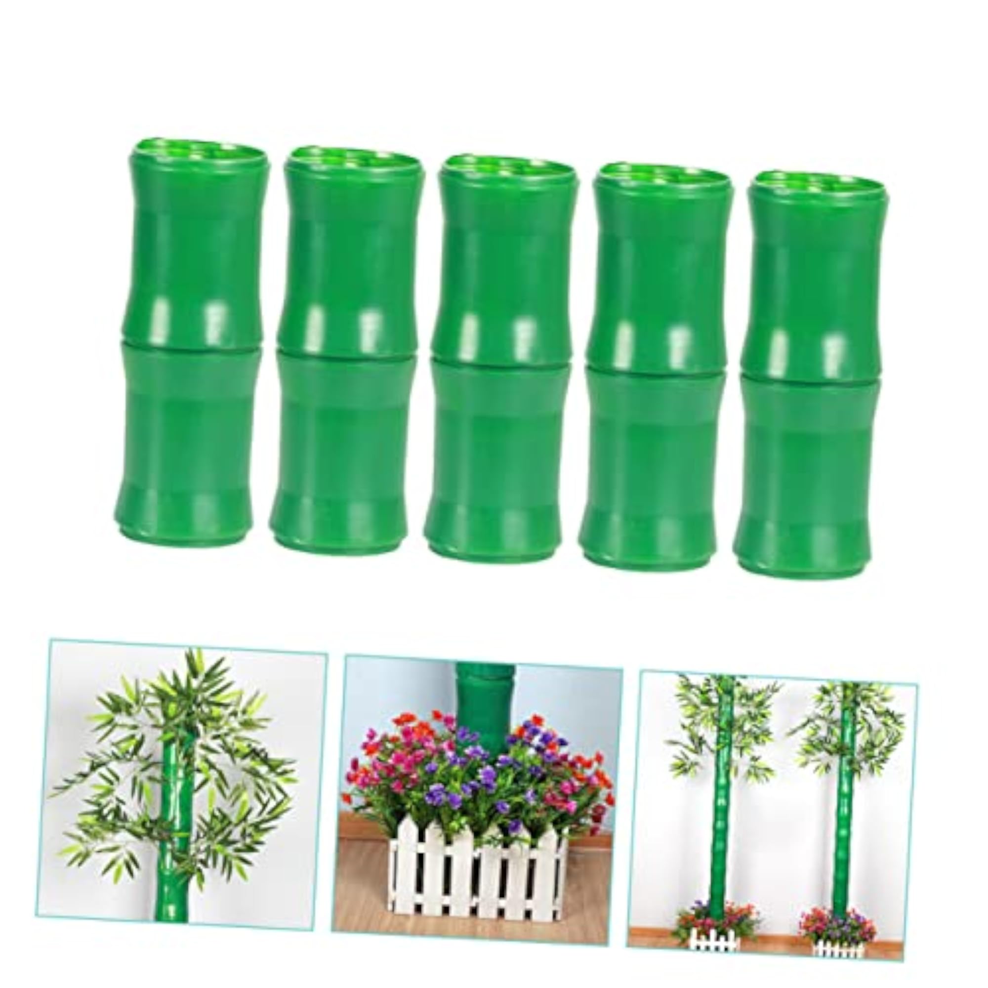 DIY Drain Pipe Cover Bamboo Pipe Decor, Set of 5