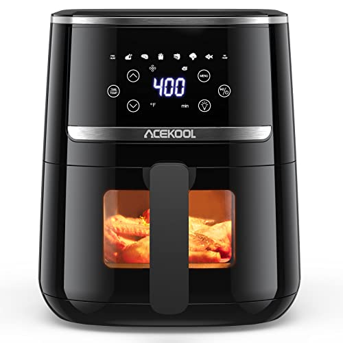 Acekool AIR FRYER OVEN 5 QT Fryer 5 Quart, Digital Display Air Fryer Toaster Oven Combo cover