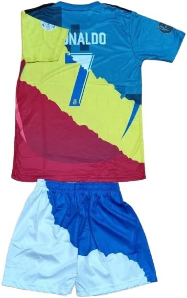 #7 Trio Special Design Kids Soccer Jersey Shirts Football Futbol Socks Gift Set Youth Sizes