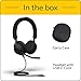 Jabra Evolve2 40 UC Wired Headphones, USB-C, Stereo, Black – Telework Headset for Calls and Music, Enhanced All-Day Comfort, Passive Noise Cancelling Headphones, UC-Optimized with USB-C Connection