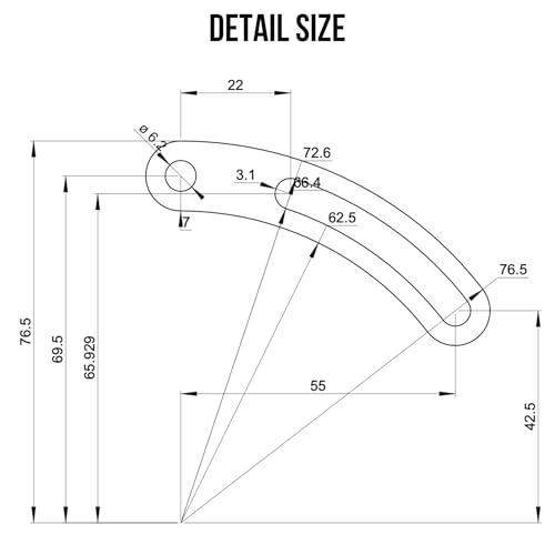 E Bike Torque Arm Set, Heavy Duty Universal, M14, Electric Bicycle E Bike Rear Axle, 6mm Thick, Made from Stainless Steel, Suit 1000W 2000W 3000W Motors. - Image 5