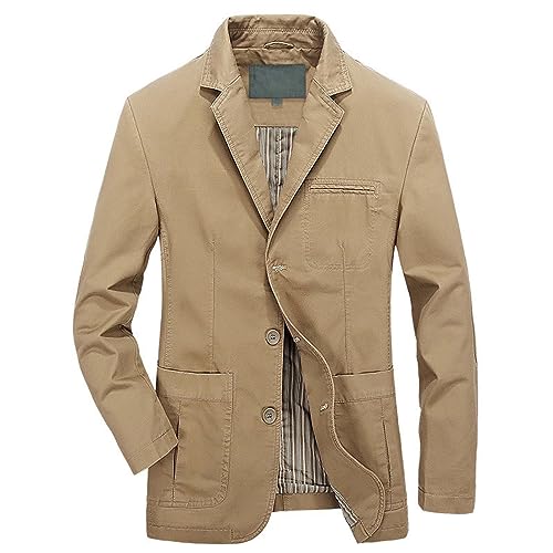 Costume en pur coton pour homme veste d'été légère de qualité