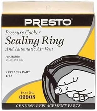 Presto Rubber Pressure Cooker Sealing Ring 3 qt.