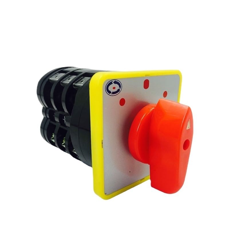 16A Three Levels Cam Selector Starter Control Motor ON-Off-ON Silver Contact