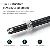 Replacement PH Probe Electrode Sensor with BNC Connector for Hydroponic Aquarium Laboratory Meter Controller Device, Low Impedance Corrosion-Resistant Tester Kit