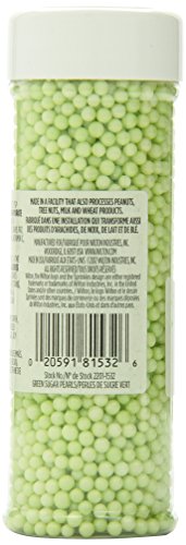 Wilton Green Sugar Pearls #TOP2