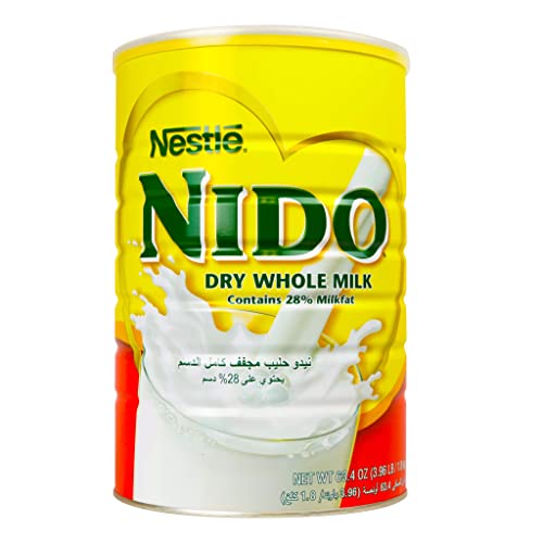 Nestle Nido Milk Powder, Imported from Holland, Specially Formulated, Fortified with Vitamins and Minerals, Easy To Prepare, over 12 months, 4 lb