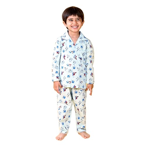 Image of Jam & Sugar Boys Cotton Printed Night Suit Set