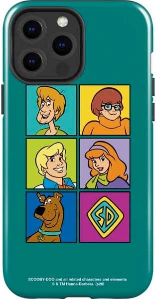 Skinit Impact Phone Case Compatible with iPhone 14 Pro Max - Officially Licensed Scooby Doo vs Monsters Design