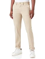 Tommy Hilfiger Men's 1985 Bleecker Slim Fit Chino Pants, Khaki, 34W x 32L