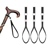 FloraVigo 3 Stück Gehstock-Handgelenkriemen, Handgelenkschlaufe für Gehstöcke, Krücken-Handgelenkschlaufe, Armband für Gehstock, Zubehör für Wanderkrücken