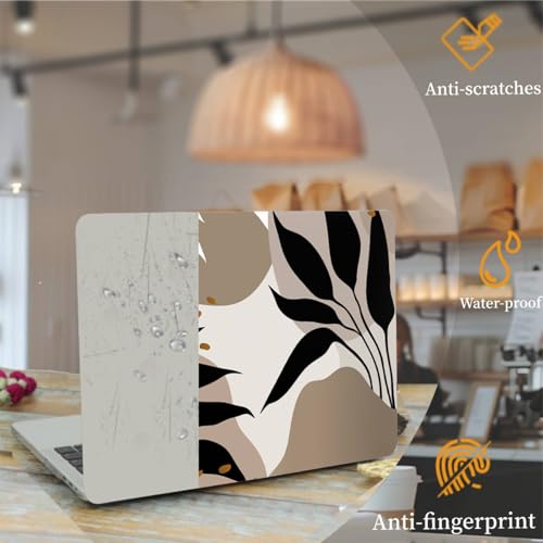 Carcasa MacBook Air 13 A1932 estilo palmera marrón para entornos de oficina y cafetería 2