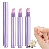 3er-Set 3-in-1 Nagelhautölstift mit Keramikspitze,Cuticle Pusher Pen,Cuticle Care Pen,Oil Pusher Pen,Nagelhautschieber,Öl-Pen&Entferner in einem,für Intensive Pflege Trockener und Beanspruchter Nägel