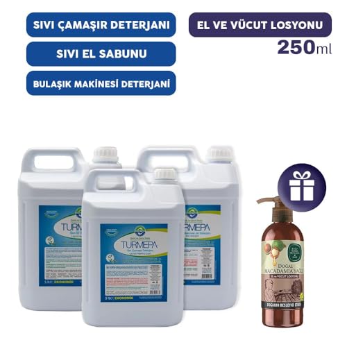 Turmepa Ev Temizlik Seti 6, El ve Vücut Losyonu Hediye