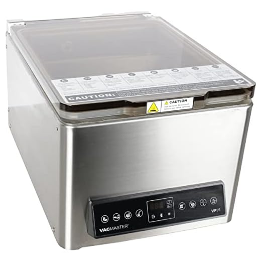 VacMaster VP95 Chamber Vacuum Sealer with Industrial Oil Pump. Great for Portioning Meals for Meal Prep, Restaurants, Catering, Food Trucks, Sous Vide, or Home to Storing Away Leftover Food , Dry Goods, and Liquids like Soup or Marinades.
