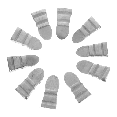 EXAOMBLE 10pièces Coin De Manche De Hache Acier Coin De Marteau Manche De Hachette Métallique Pour Outils De Camping