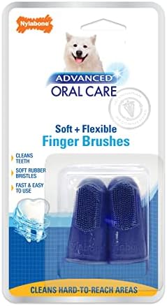 Nylabone Advanced Oral Care Finger Brush 2 Count One Size
