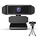 Produktbild Webcam mit Mikrofon, Full HD 1080P USB Webkamera für PC Laptop, Autofokus Kamera Plug & Play für Live-Streaming, Konferenz, Zoom, Online-Unterricht, Spiel (mit Abdeckung&Stativ)