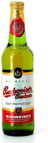 Budweiser Budvar Czech Pilsner (24 x 330ml Bottles)