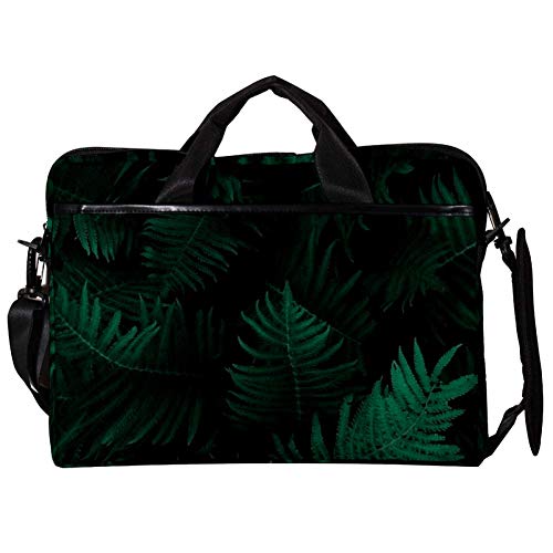 Sacoche ordinateur portable 15.4" motif plantes vertes aux finitions soignées