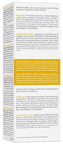 Protection Solaire Ultra légère Hydratante Peaux Sensibles Spf50+ Photoderm Aquafluide Bioderma Le Tube De 40ml - vue 6