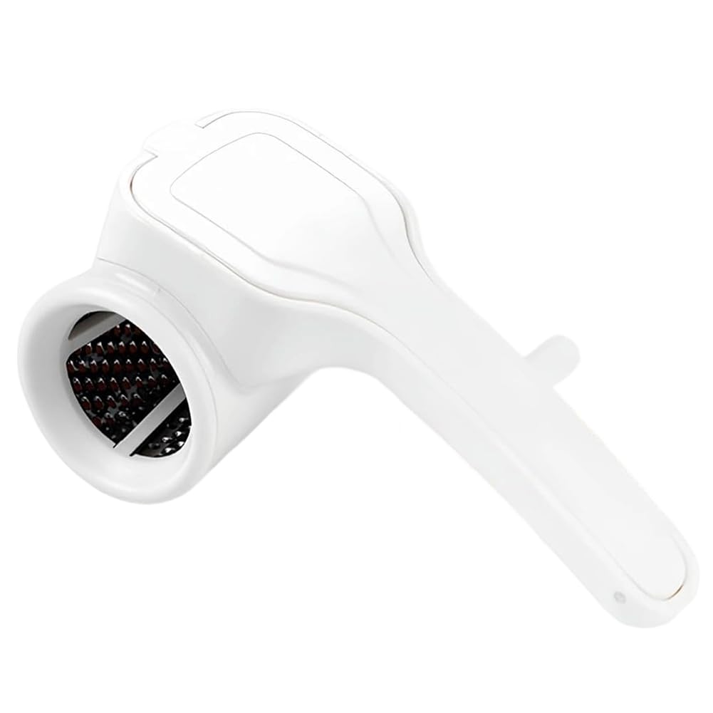Hndhbfgrt For Cooking& Baking Hand-Crank Cheese Grater, Manual 304 Stainless Steel Cheese Grinder Shredder for Vegetables
