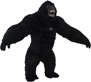 2.5m Giant Inflatable King Kong Costume Adult Gorilla Blow Up Mascot Suit for Halloween - Buy now