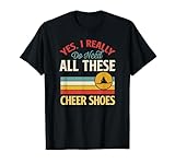 This Yes I Really Do Need All These Cheer Shoes Cheerleader Collection of Cheerleader Accessories Novelty Cheerleader Essentials and Cute Cheerleader Birthday Party Supplies are for high school or college pom-pom girls who enjoy inspirational citations.