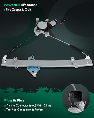 Image of SCITOO Power Window Regulator and Motor fit for 2003 2004 2005 2006 for Mitsubishi Outlander Front Right Side 751-987